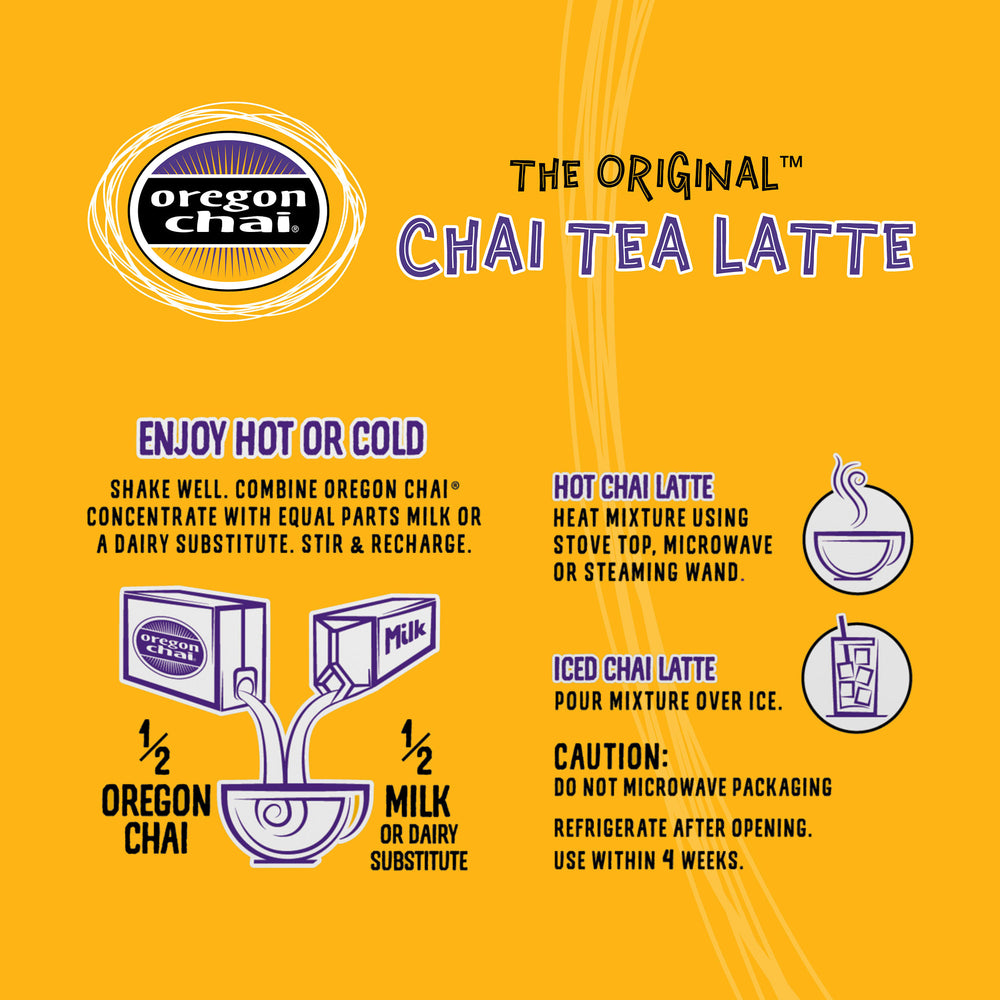 Original Chai Concentrate - 6 x 32 fl oz
