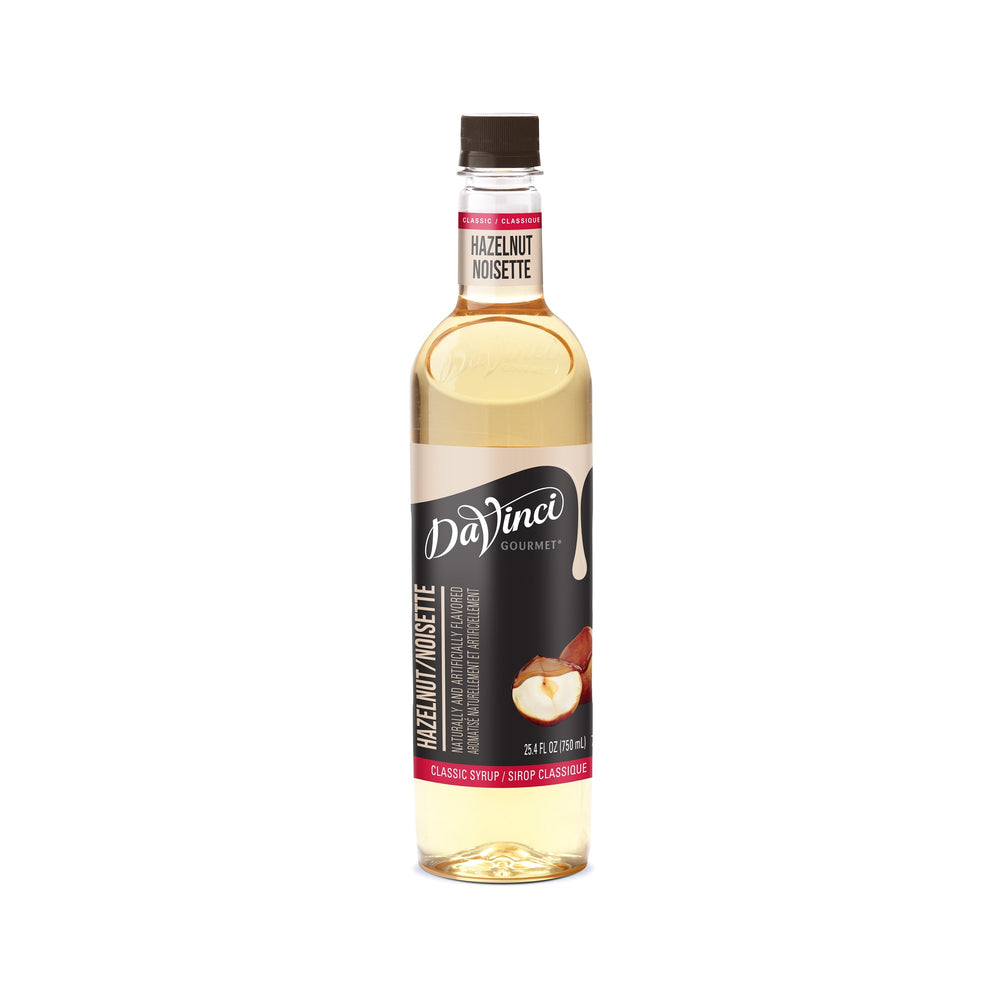 Classic Original Hazelnut Syrup - 12 x 750 ml Plastic