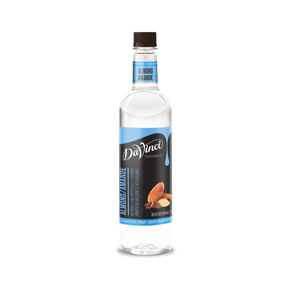DaVinci Gourmet Sugar-Free Almond Syrup - 4 x 750 ml Plastic