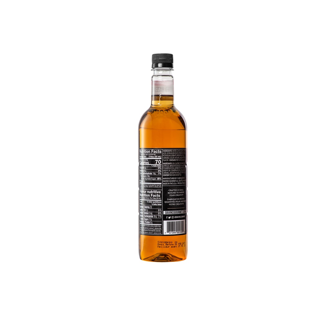 DaVinci Gourmet Classic Toasted Hazelnut Syrup - 4 x 750 ml Plastic