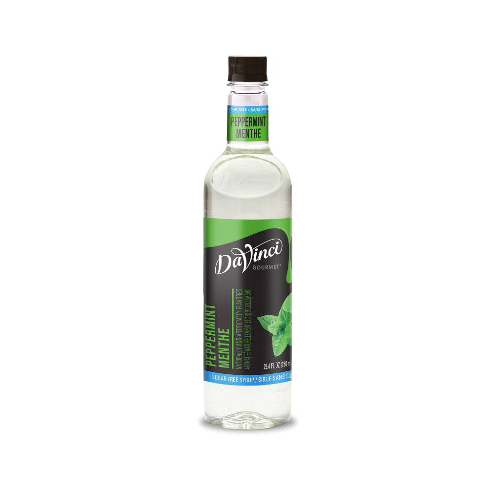 DaVinci Gourmet Sugar-Free Peppermint Syrup - 4 x 750 ml Plastic