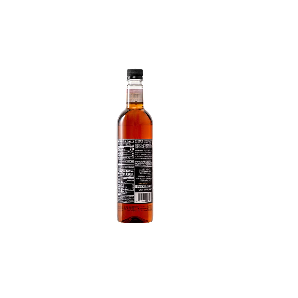 DaVinci Gourmet Classic Butter Rum Syrup - 4 x 750 ml Plastic