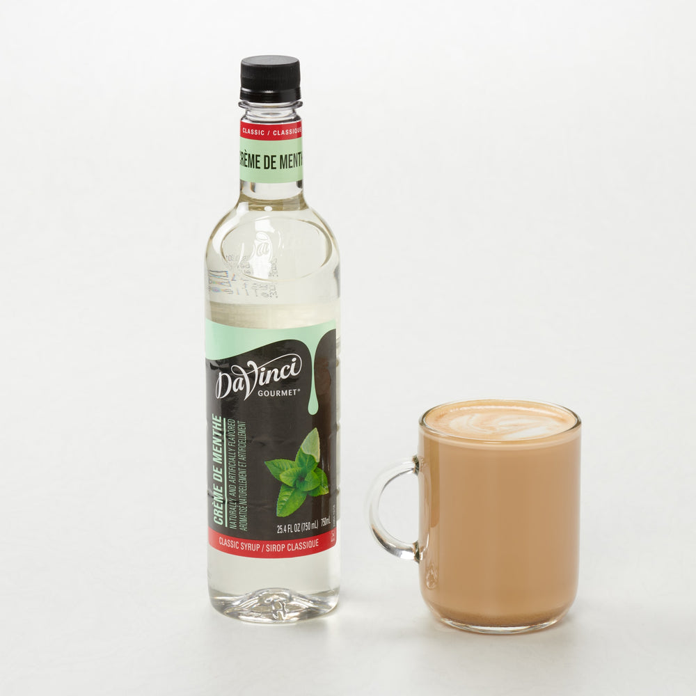 Classic Crème De Menthe Syrup - 4 x 750 ml Plastic