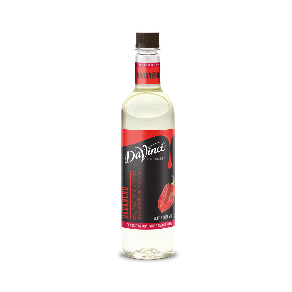 DaVinci Gourmet Classic Habanero Syrup - 4 x 750 ml Plastic