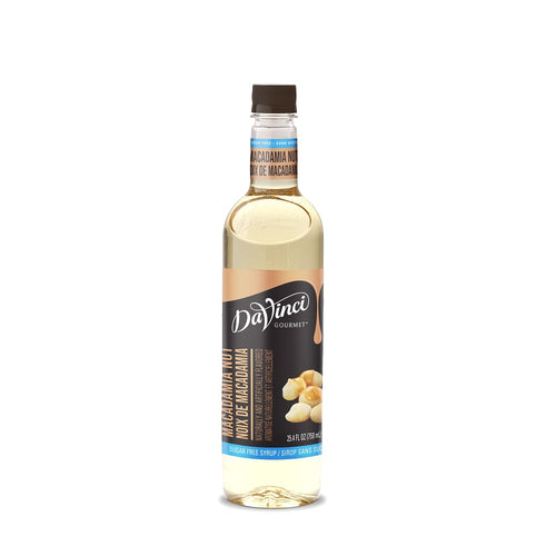DaVinci Gourmet Sugar-Free Macadamia Nut Syrup - 4 x 750 ml Plastic