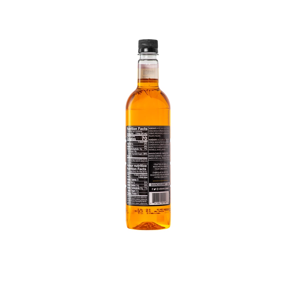 DaVinci Gourmet Classic Mango Syrup - 12 x 750 ml Plastic