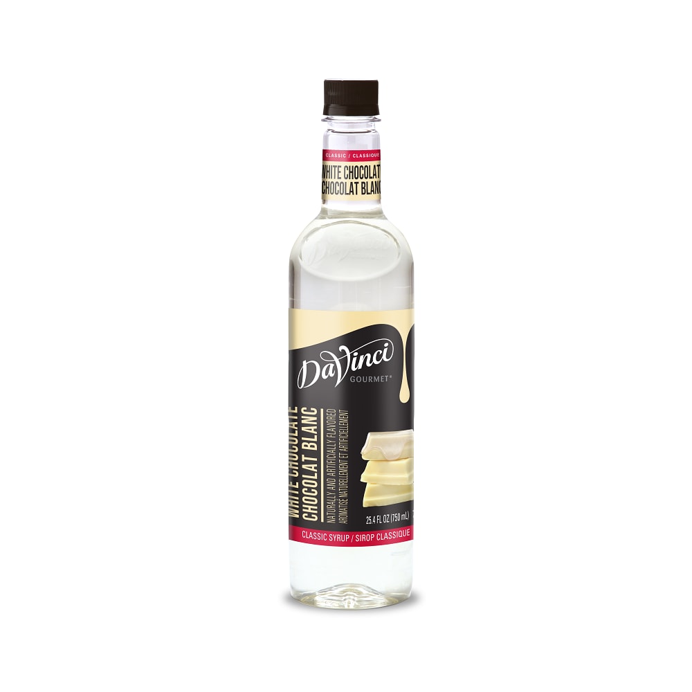 DaVinci Gourmet Classic White Chocolate Syrup - 4 x 750 ml Plastic
