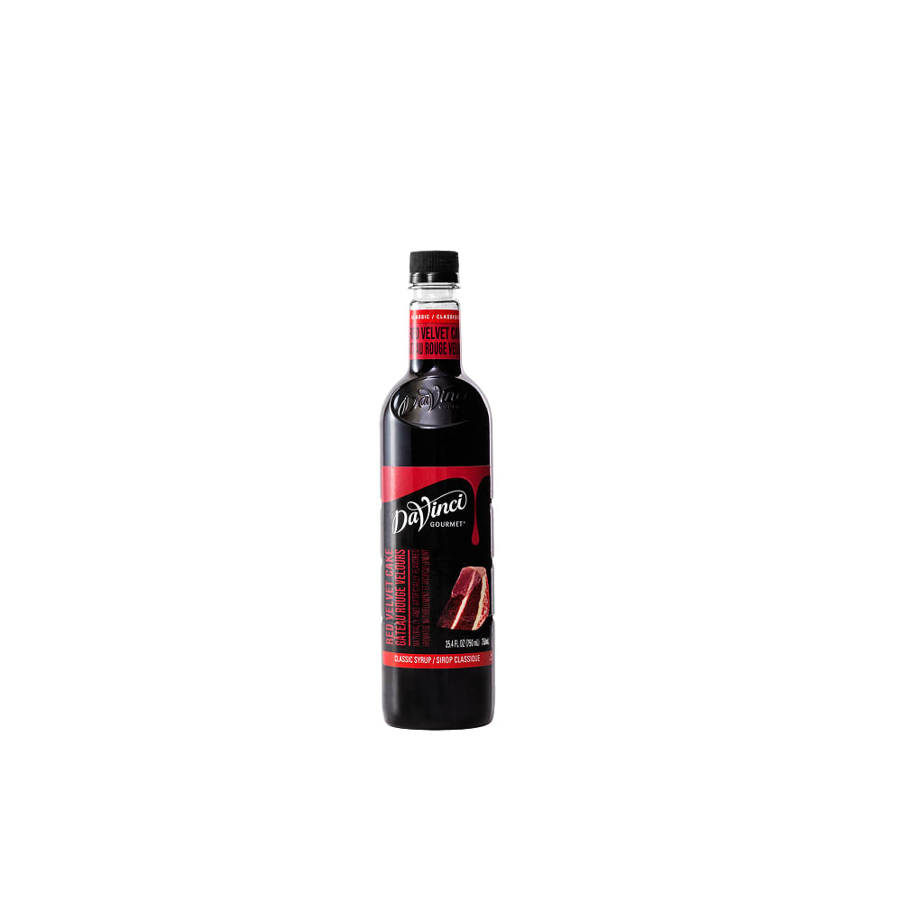DaVinci Gourmet Classic Red Velvet Cake Syrup - 4 x 750 ml Plastic