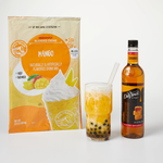 Creamy Mango Caramel Boba 