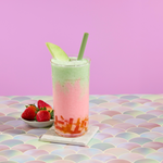 Strawberry Honeydew Boba 