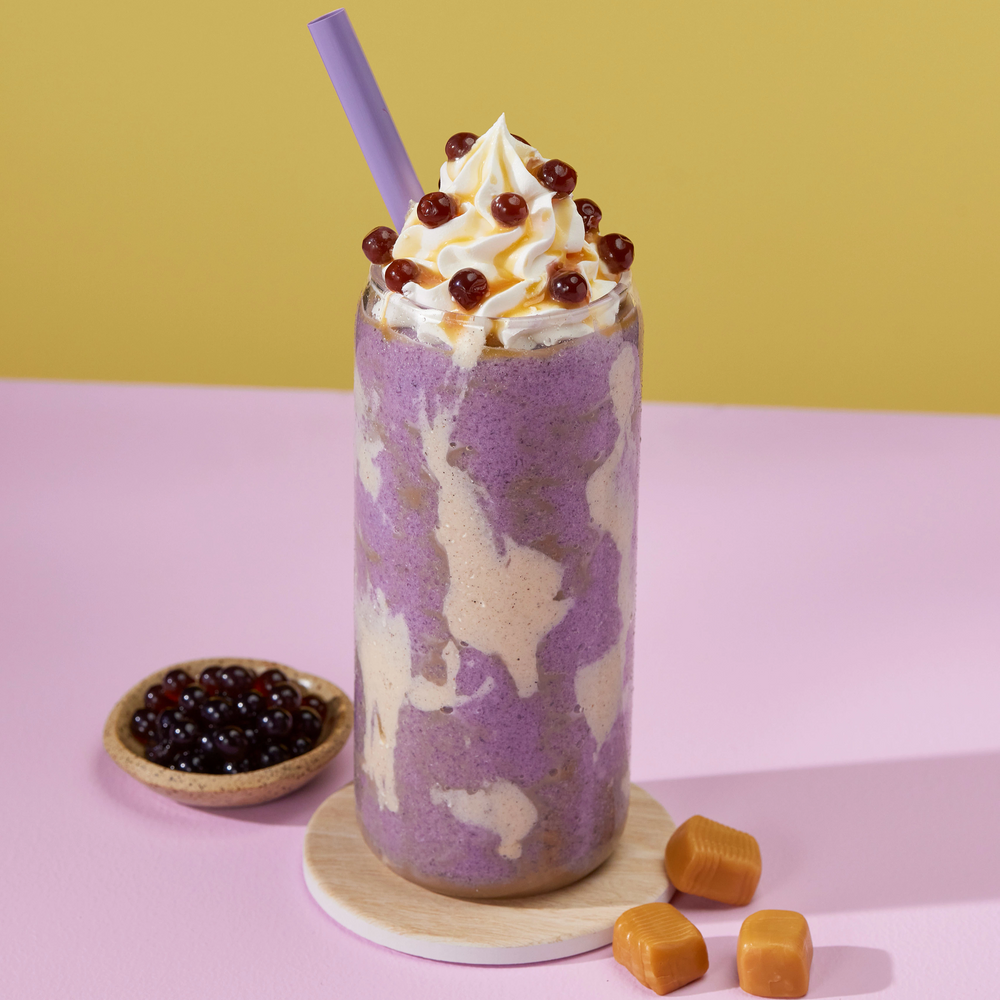 Whipped Tiger Taro Boba