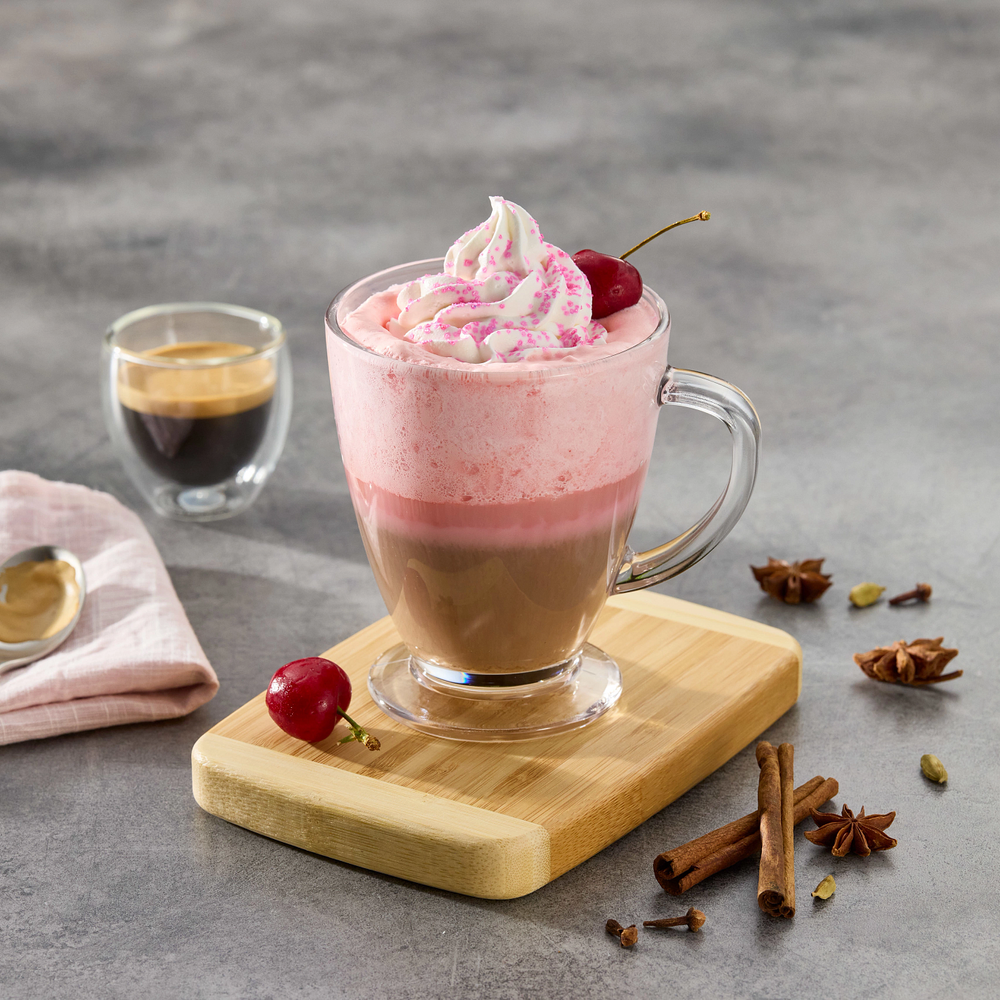 Cherry Dirty Chai