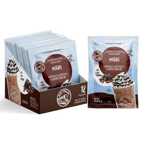 Mocha Blended Iced Coffee Beverage Mix Sachet - 12 x 2.9oz