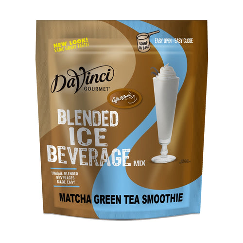 DaVinci Gourmet Matcha Green Tea Ice Blended Smoothie Mix - 5 x 3 lb Bag
