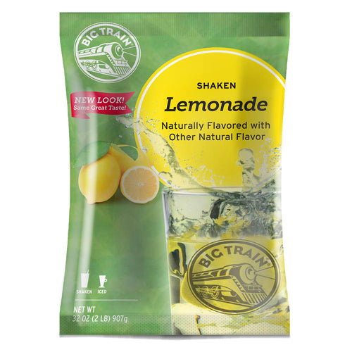 Big Train Shaken Lemonade Beverage Mix - 5 x 2lb Bags