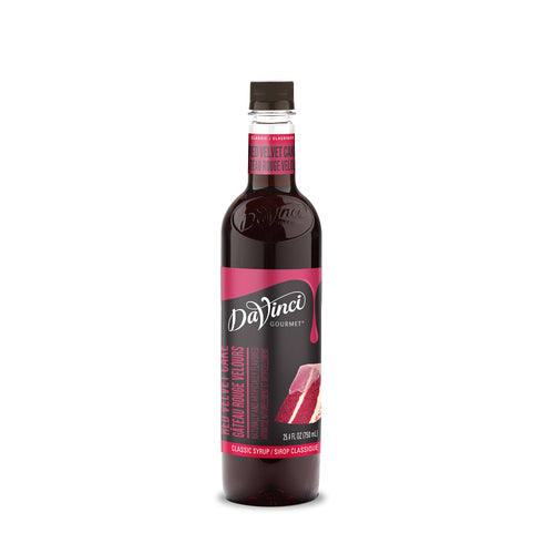 DaVinci Gourmet Classic Red Velvet Cake Syrup - 4 x 750 ml Plastic
