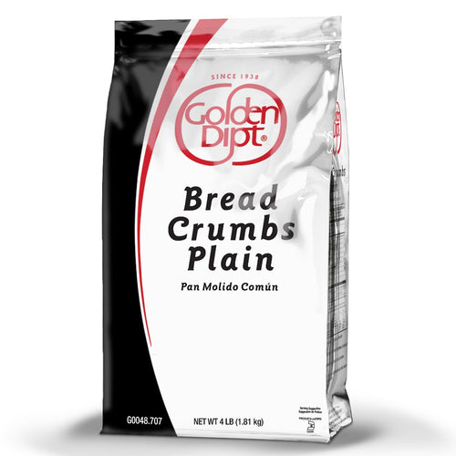 Golden Dipt Plain Bread Crumbs - 6 x 4 lb